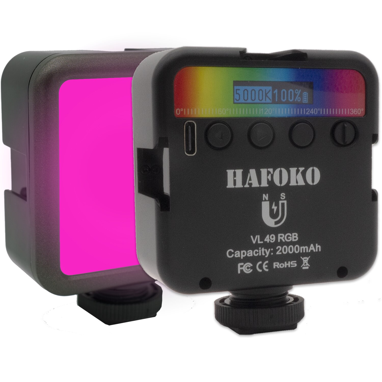 HAFOKO ̴ RGB LED Ʈ ī޶   3 ݵ..